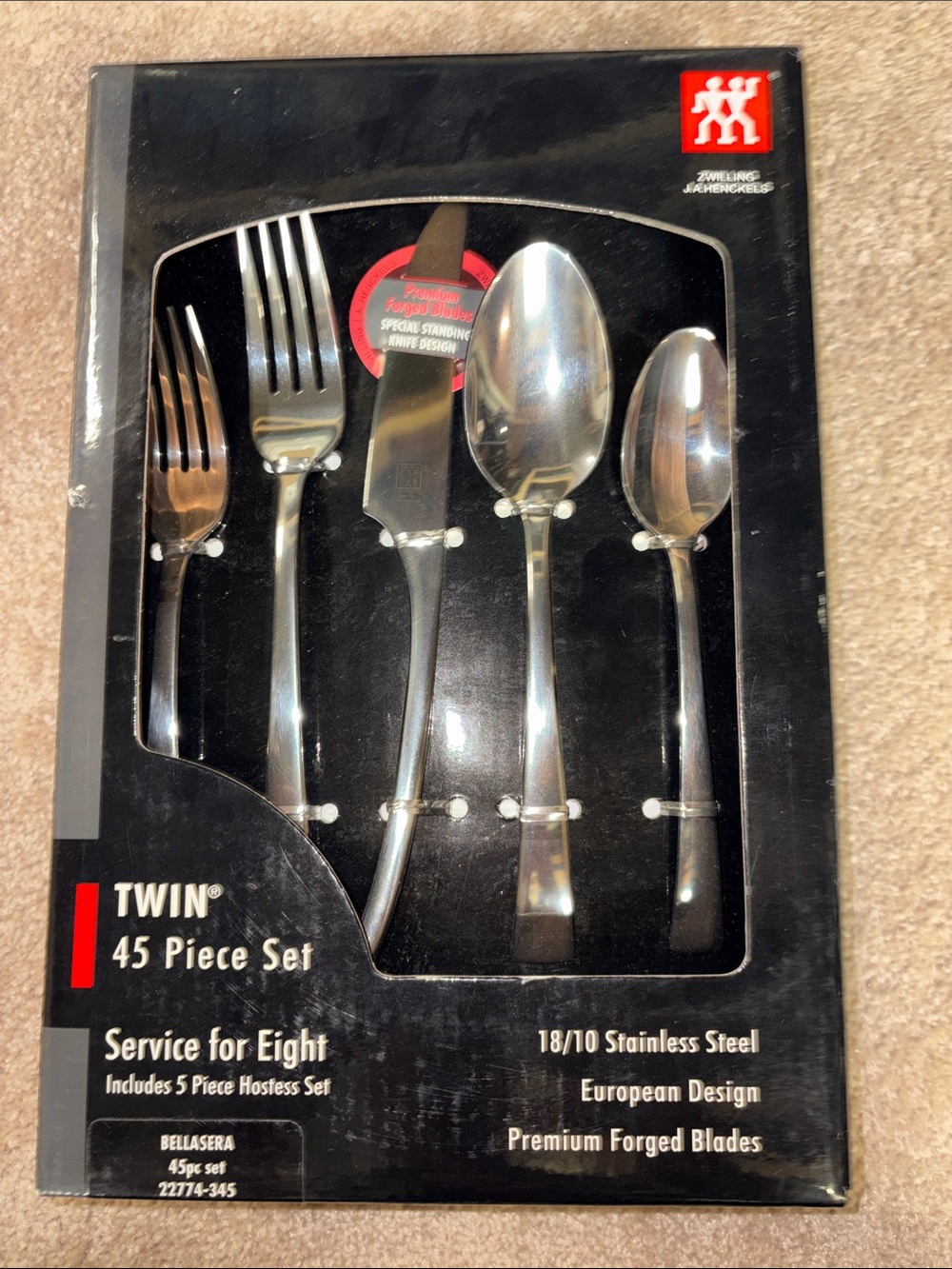 Zwilling J.A. Henckels Bellasera 45-Piece Flatware Set
